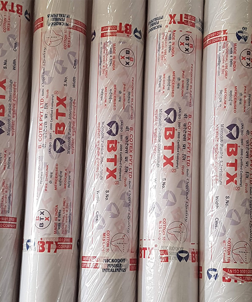 Fusible Interlining Manufacturer in India